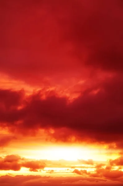 Explosion in the Red Sky — Stock Photo, Image