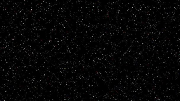Estrelas no céu noturno — Vídeo de Stock