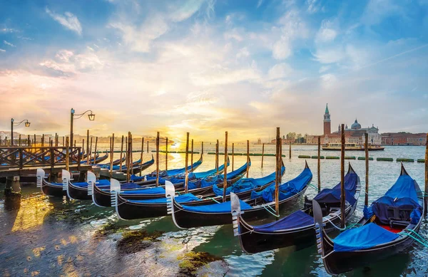 Ландшафт Церквою Сан Джорджо Маджоре Венеції Світанку Італія — стокове фото