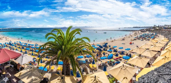 Lanzarote Spanien Oktober 2019 Landschaft Mit Playa Blanca Und Dorada — Stockfoto
