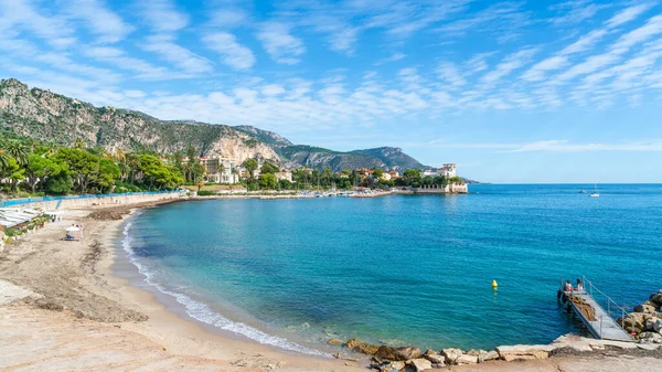 Landscape Amazing Beach Baie Des Fourmis Beaulieu Sur Mer Cote — Stock Photo, Image