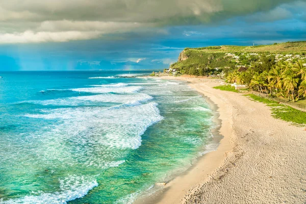 Boucan Canot Beach Στο Reunion Island Αφρική — Φωτογραφία Αρχείου