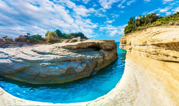 Kanal Amour Sidari Bölgesi Korfu Adası Yunanistan — Stok fotoğraf