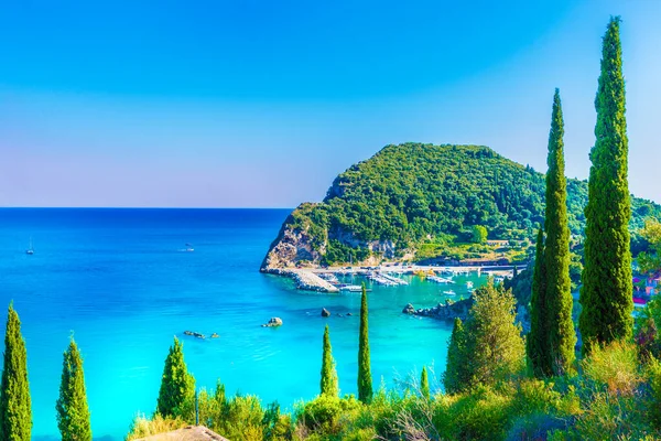 Prachtig Landschap Palaiokastritsa Corfu Eilanden Griekenland — Stockfoto