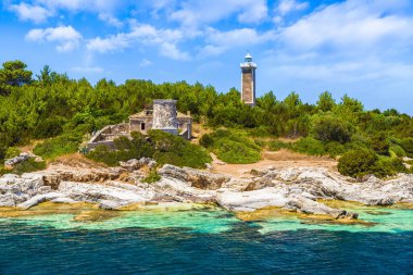 Fiskardo köyünün eski Venedik deniz feneri, Kefalonia