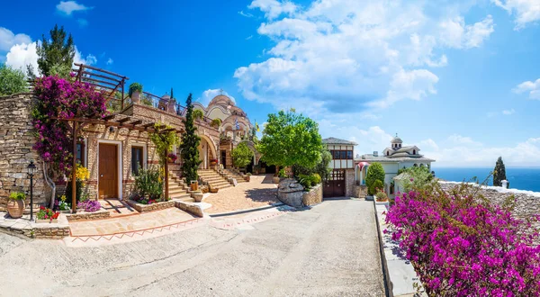 Heilige Aartsengelen Grieks Orthodox Klooster Thassos Griekenland — Stockfoto