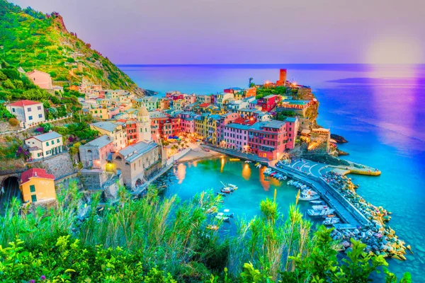 Vernaza Falu Cinque Terre Liguria Olaszország Európa — Stock Fotó