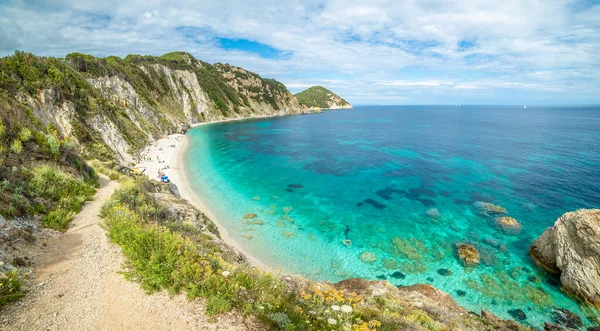 Landschaft Mit Strand Von Sansone Insel Elba Toskana Italien — Stockfoto