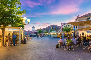 Capoliveri Köyü, Elba Adası, Toskana.