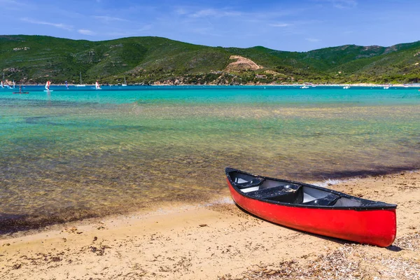 Laconella Plajı Lacona Bölgesi Elba Adası Toskana Talya — Stok fotoğraf
