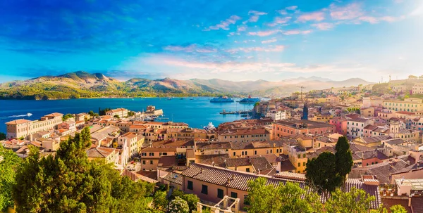 Cidade Velha Porto Portoferraio Ilha Elba Itália — Fotografia de Stock