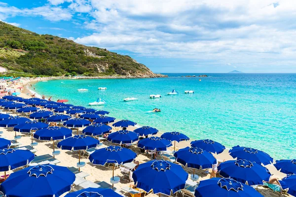 Vue Sur Plage Cavoli Île Elbe Toscane Italie — Photo