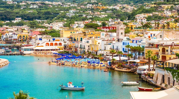 Talya Ischia Sahilinde Lacco Ameno Ile Manzara — Stok fotoğraf