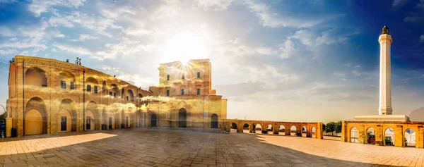 Santa Maria Leucan Kirkko Salentossa Apuliassa Italiassa — kuvapankkivalokuva
