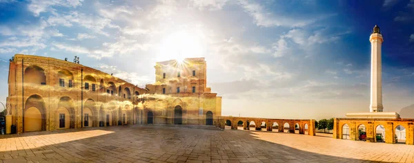 Biserica Santa Maria Leuca Din Salento Apulia Italia — Fotografie, imagine de stoc