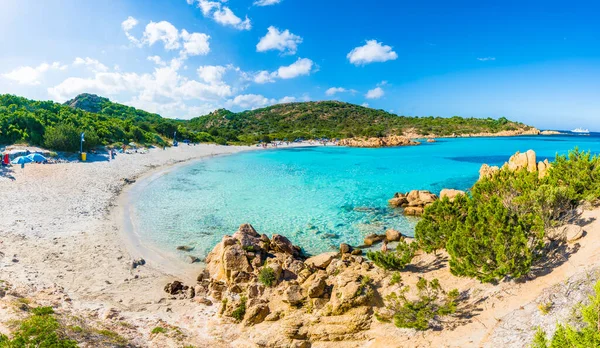 Spiaggia Del Principe Καταπληκτική Παραλία Της Emerald Ακτή Ανατολική Σαρδηνία — Φωτογραφία Αρχείου