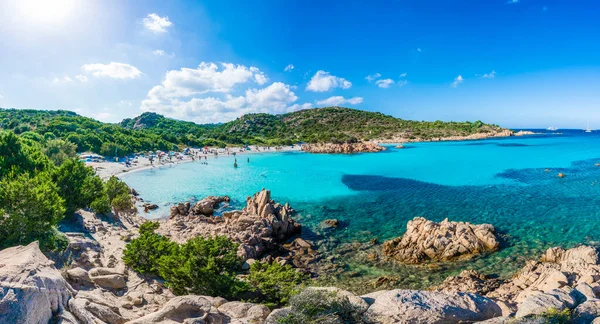 Spiaggia Del Principe Étonnante Plage Côte Emeraude Sardaigne Orientale Île — Photo