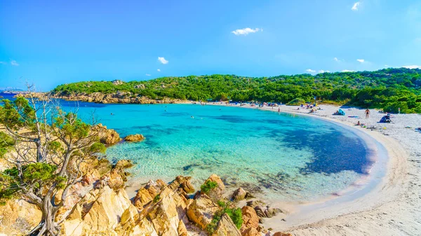 Spiaggia Del Principe Playa Costa Esmeralda Isla Cerdeña Oriental Italia — Foto de Stock