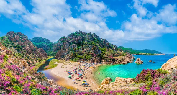 Τοπίο Costa Paradiso Spiaggia Cossi Σαρδηνία — Φωτογραφία Αρχείου