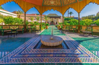 Le Jardin Secret, eski Medina, Marakeş, Fas. 