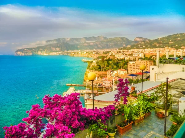 Stadt Sorrent Amalfiküste Italien — Stockfoto