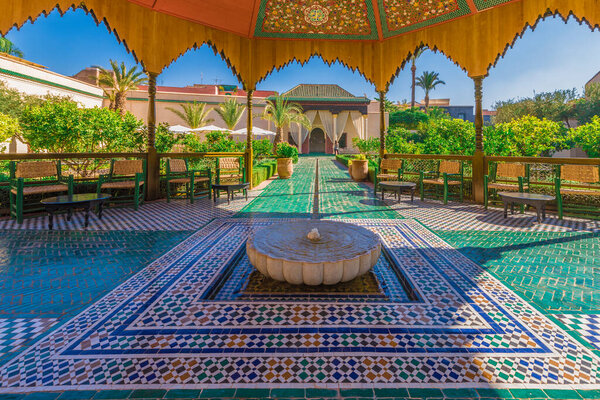 Le Jardin Secret, old Medina, Marrakech, Morocco. 