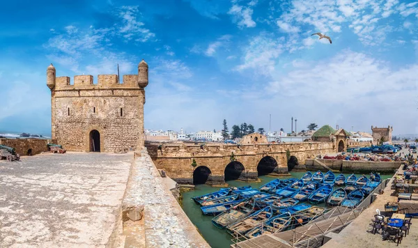 Landschap Met Oude Vesting Vissershaven Van Essaouira Marokko — Stockfoto