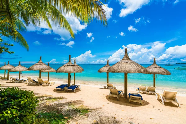 Mont Choisy Öffentlicher Strand Auf Mauritius Afrika — Stockfoto