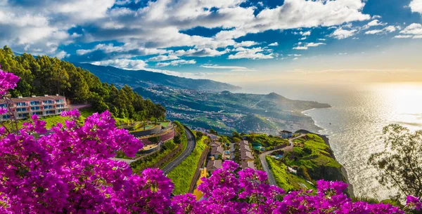 Portekiz Yüksek Cabo Girao Madeira Adasından Hava Manzarası — Stok fotoğraf