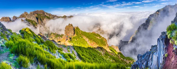 View Mountains Pico Arieiro Madeira Island Portugal — Stock Photo, Image