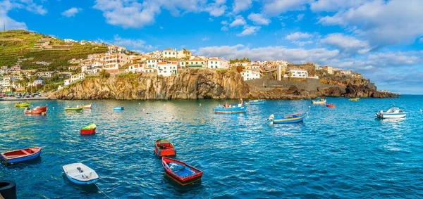 Camara Lobos Liman Balıkçı Köyü Madeira Adası Portekiz — Stok fotoğraf