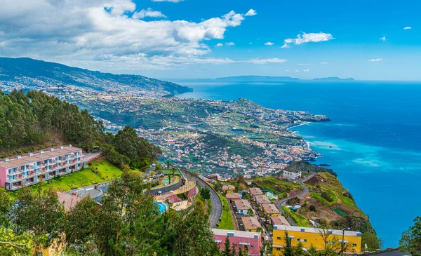 Portekiz Yüksek Cabo Girao Madeira Adasından Hava Manzarası — Stok fotoğraf