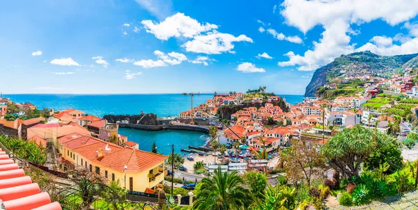 Camara Lobos Panorámás Kilátás Madeira Sziget Portugália — Stock Fotó