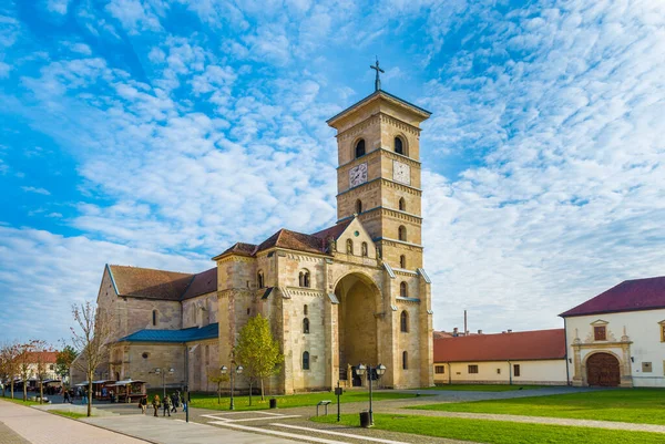 Catedral Católica Romana San Miguel Alba Iulia Transilvania Rumania — Foto de Stock