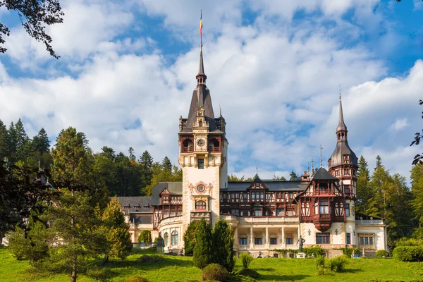 Burg Von Peles Sinaia Siebenbürgen Rumänien Unesco Weltkulturerbe — Stockfoto