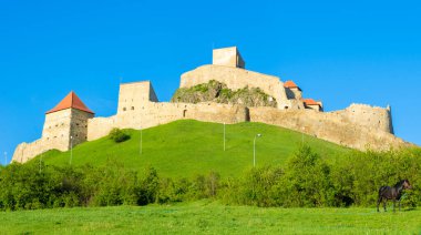 Rupea Ortaçağ Kalesi, Brasov, Transilvanya, Romanya