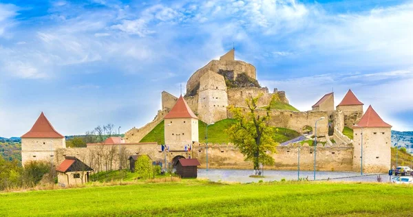 Medieval Fortress Rupea Brasov Landmark Transilvânia Roménia — Fotografia de Stock