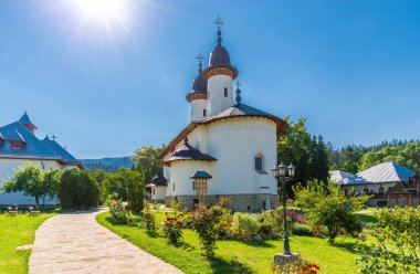 Varatec ortodoks manastırı, Agapia kasabası, Moldavya, Romanya