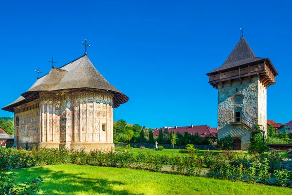 Gura Humorului Monasterio Iglesia Ortodoxa Cristiana Moldavia Bucovina Rumania — Foto de Stock