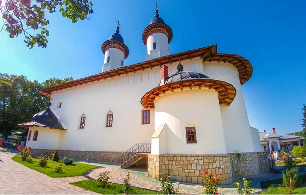 Varatec orthodox church monastery protected by unesco heritage, Varatec - Agapia town, Moldavia, Bucovina, Romania