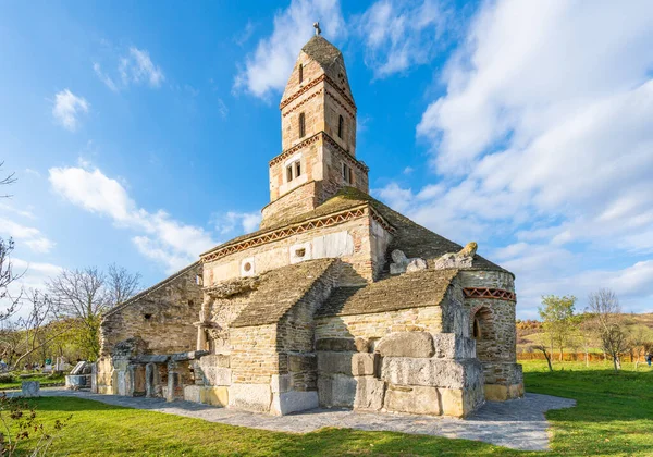 Densus Christian Church Dacian Roman Temple Densus Village Hunedoara Hateg — стокове фото