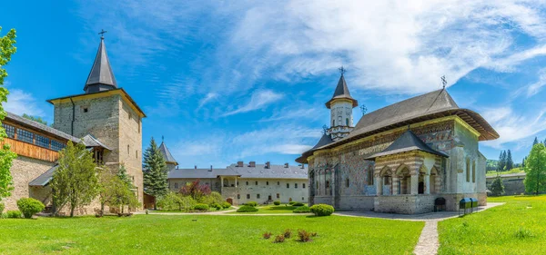Sucevita Prawosławny Malowany Klasztor Miasto Suczawa Rumunia — Zdjęcie stockowe