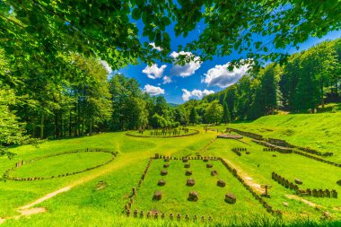 Sarmizegetusa Regia, Sarmisegetusa 'daki Dacian harabeleri, Orastie Dağları, Romanya