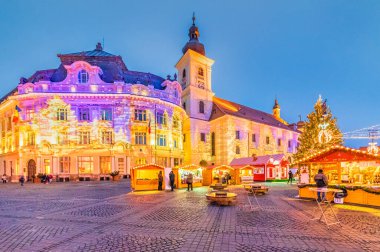 Sibiu Noel Pazarı, Transilvanya, Romanya
