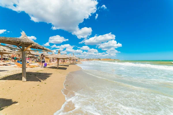 Resort Férias Vama Veche Costa Mar Negro Roménia — Fotografia de Stock