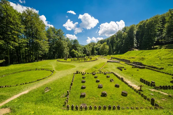 Sarmizegetusa Regia Dacian Harabeleri Romanya — Stok fotoğraf