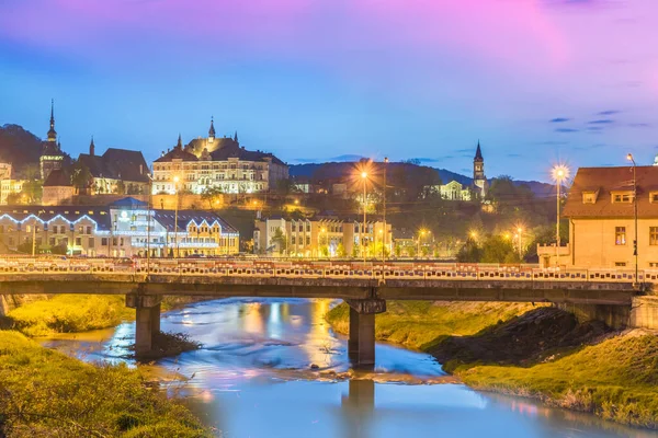 Mittelalterliche Festung Sighisoara Stadt Siebenbürgen Rumänien — Stockfoto