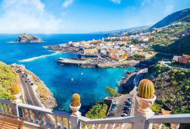Garachico kasabası Tenerife, Kanarya Adaları, İspanya