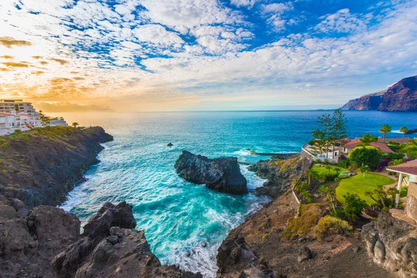 Puerto Santiago Costa Atlántica Tenerife Islas Canarias España — Foto de Stock