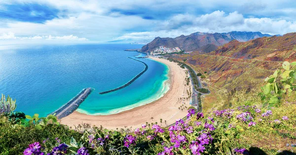 Las Teresitas Beach Tenerife Canárias Espanha — Fotografia de Stock